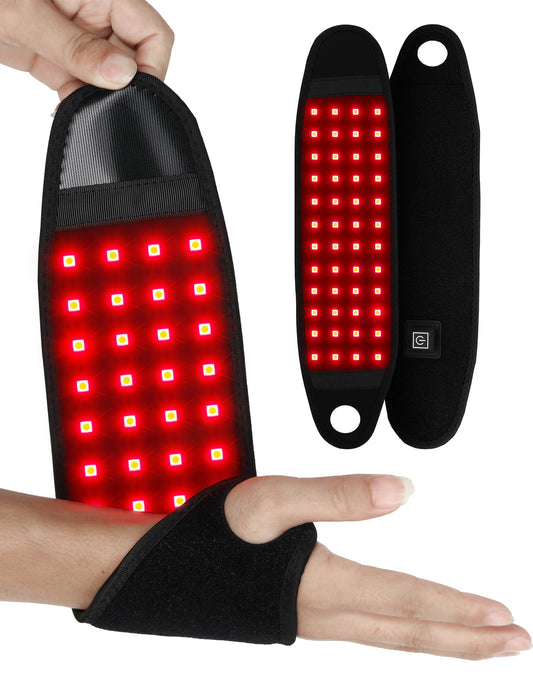 supersred Red Light & Infrared Light for Hands Wrist Infrared Light Wrist Wrap Wearable Red Light Wrist Wrap for Hand Wrist Compression and Warm
