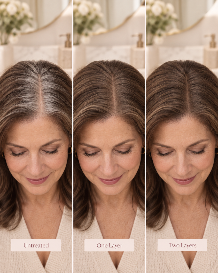 One layer and two layer coverage comparison